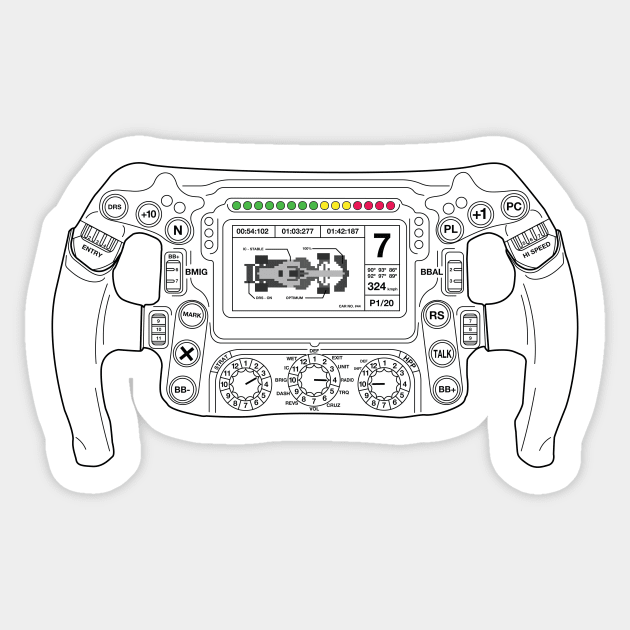 F1 Wheel Sticker by Abaan